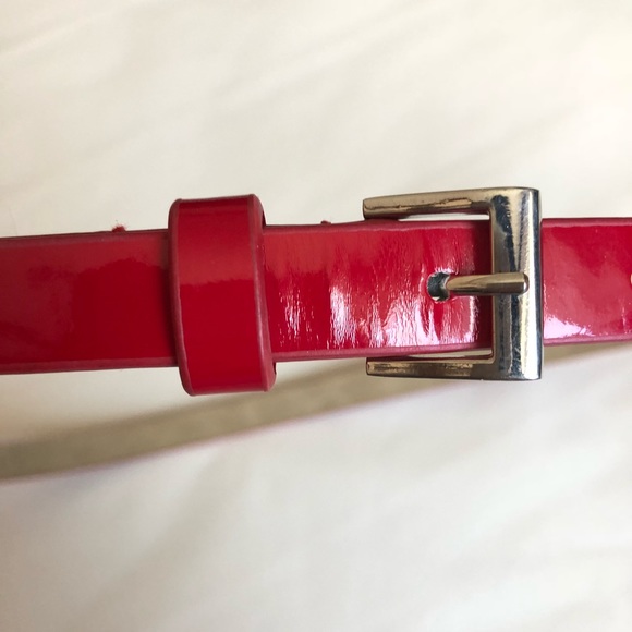 Betsey Johnson Accessories - Betsey Johnson Red Leather Belt Betsey Johnson Accessories - Betsey Johnson Red Leather Belt